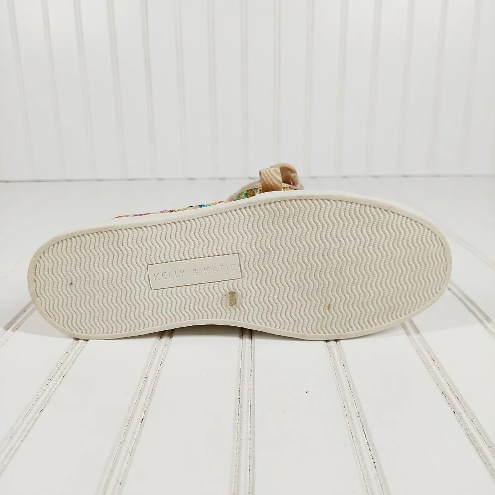 Kelly & Katie Lenna Rainbow Woven Sneakers A 782 - Picture 13 of 14